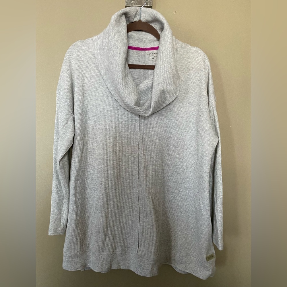 Calvin Klein cowl necked shirt